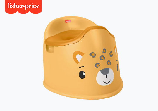 Fisher-Price Portable Potty Training Toddler Toilet Leopard