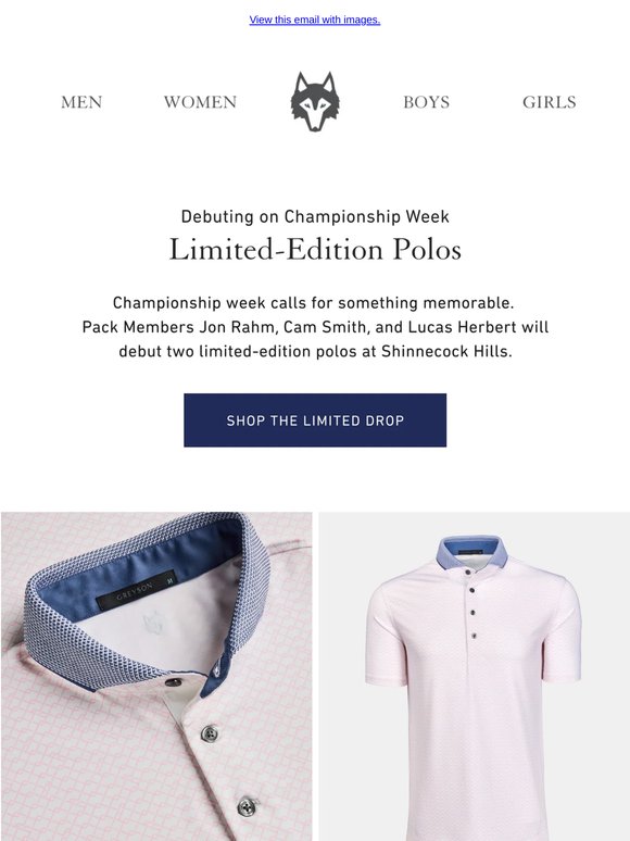 Just Dropped || Limited-Edition Polos