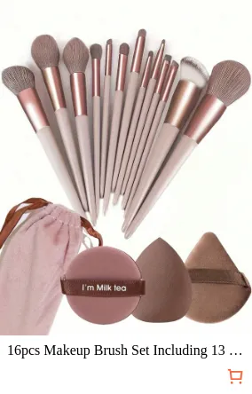 16pcs Makeup Brush Set Including...