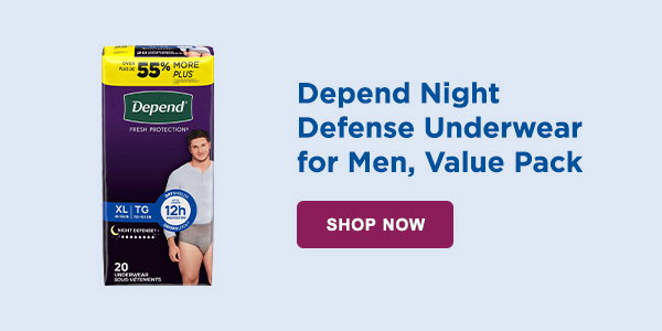 Depend® Night Defense Underwear for Men, Value Pack