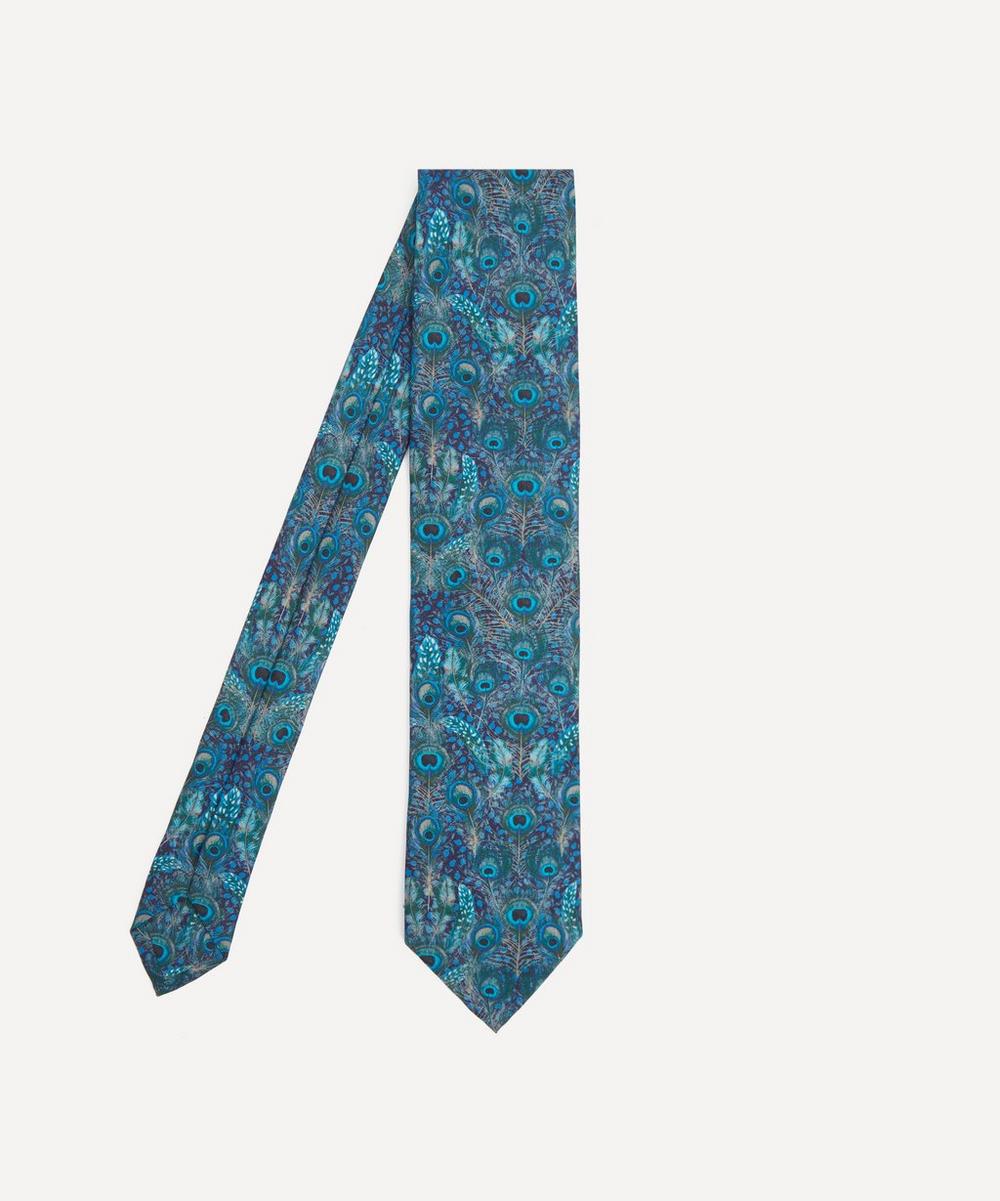 Liberty Peacock Manor Silk Tie