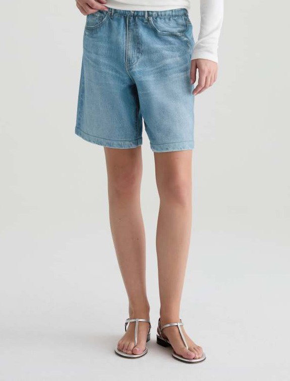  Ex-Boyfriend Off-Duty Denim Sweatshort in Splash