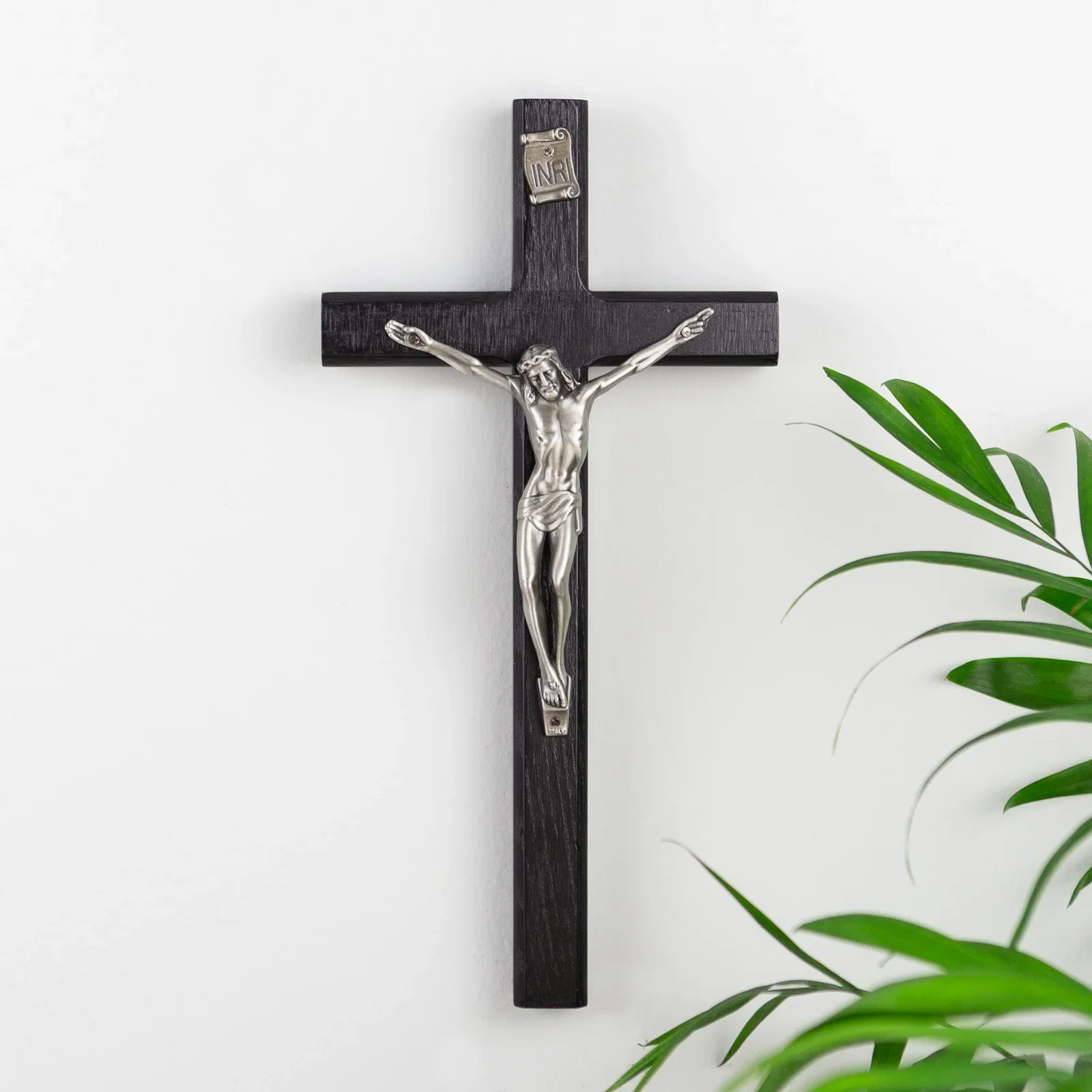 Black Wood Wall Hanging Crucifix
