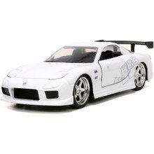 1993 Fast & Furious Mazda RX-7 - White 1:32 Scale Diecast Model Car by Jada Toys