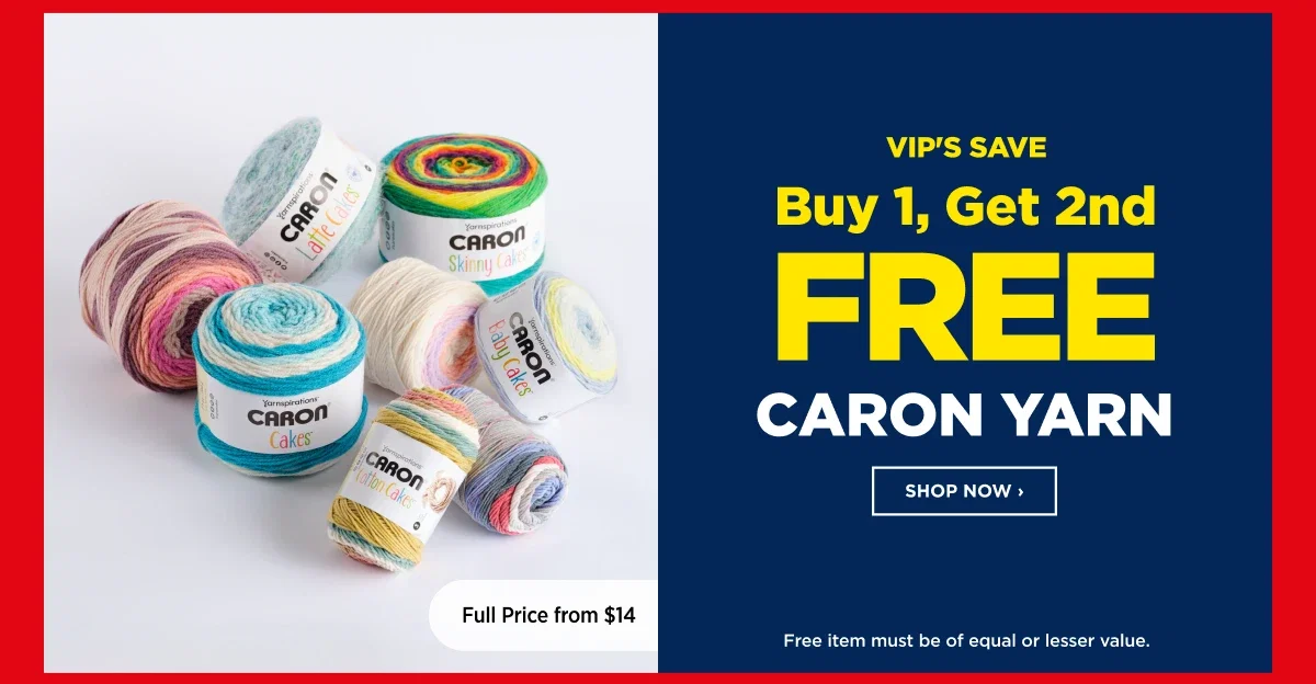 BUY1 Get 2nd Free Caron Yarn