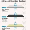 Cat Fountain Filters 5 Pieces Replacement Filtration System 3L Wireless Pet Water Dispenser Drinker Refills Purifier