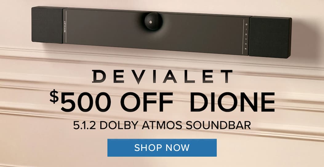 $500 Off Devialet Dione 5.1.2 Dolby Atmos Soundbar