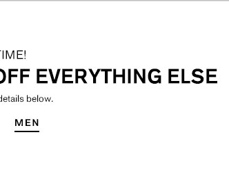 30% Off Everything Else ; Shop Men's Clothing