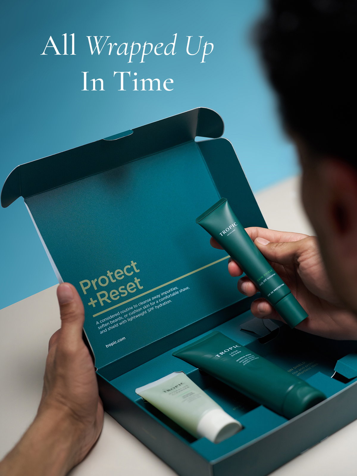 Man shaving