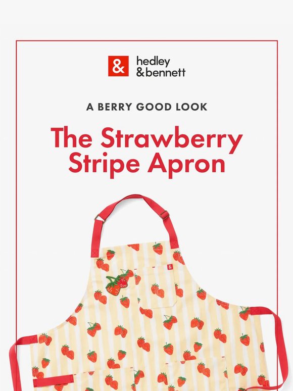 Strawberry Lovers, This Is Your Apron