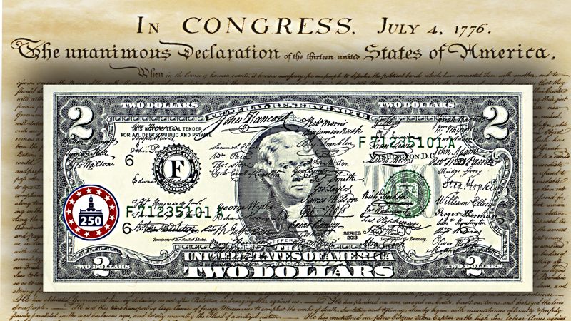Americana $2 Bill