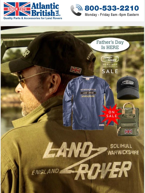 Father's Day Heritage Collection Sale, Plus, Rear Access Ladders, And Iconisus at RoverParts.com