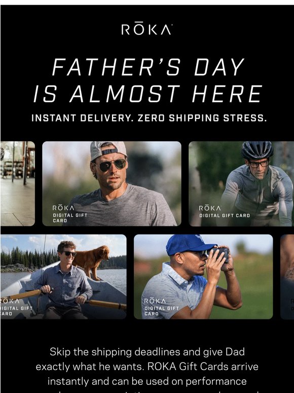 Running out of time this Father's Day? We've got you.