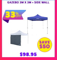Gazebo 3m x 3m + Side Wall