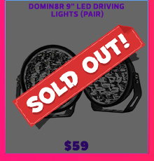 Domin8r 9 LED Driving Lights (Pair) - Sold Out
