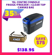 15L Centre Console Fridge/Freezer + Clear Top Canvas Bag