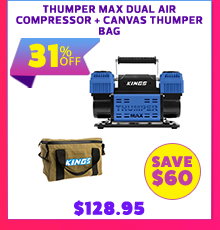 Thumper Max Dual Air Compressor MKII + Canvas Thumper Bag