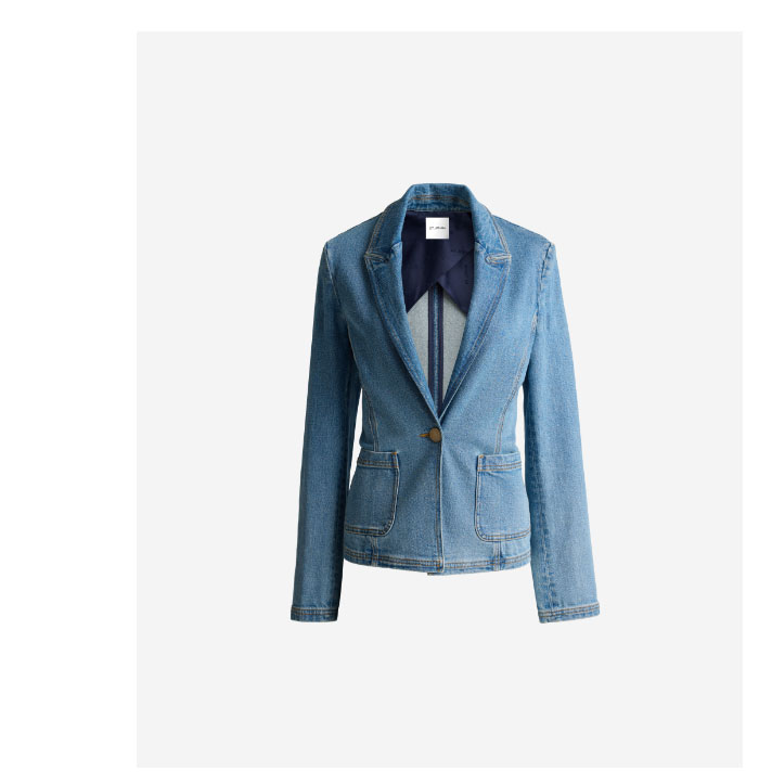 Noemi Jacket in Stretch Denim
