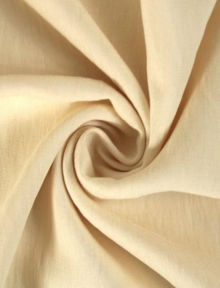Minerva Core Range Airflow Viscose Challis Fabric Vanilla