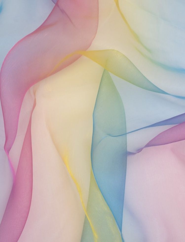 Minerva Core Range Rainbow Organza
