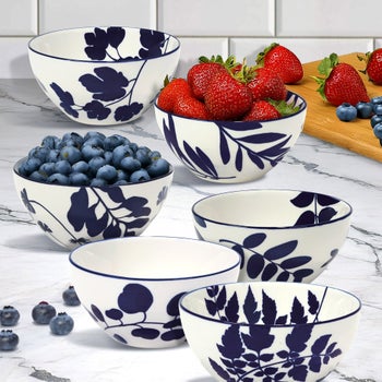 Certified Blue Arbor Bowl Set, 6-pack