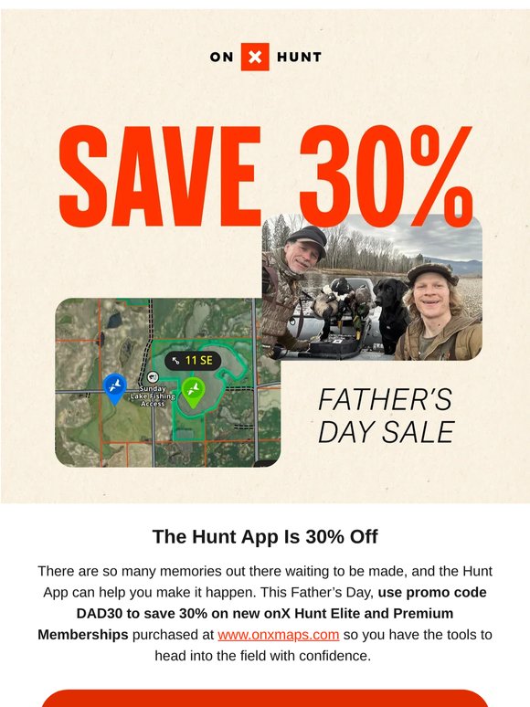 30% Off onX Hunt: Save Money, Make Memories