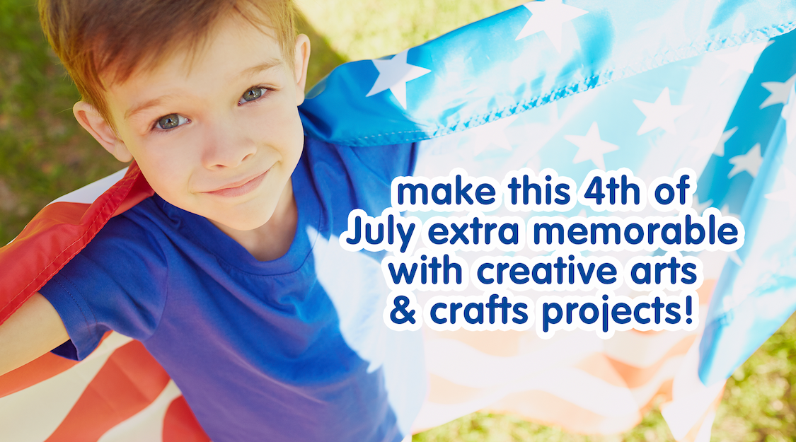 make this 4th of July extra memorable with creative arts & crafts projects!