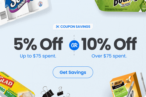 5% Off up to $75 or 10% Off Orders $75+ (up to $250 spent)