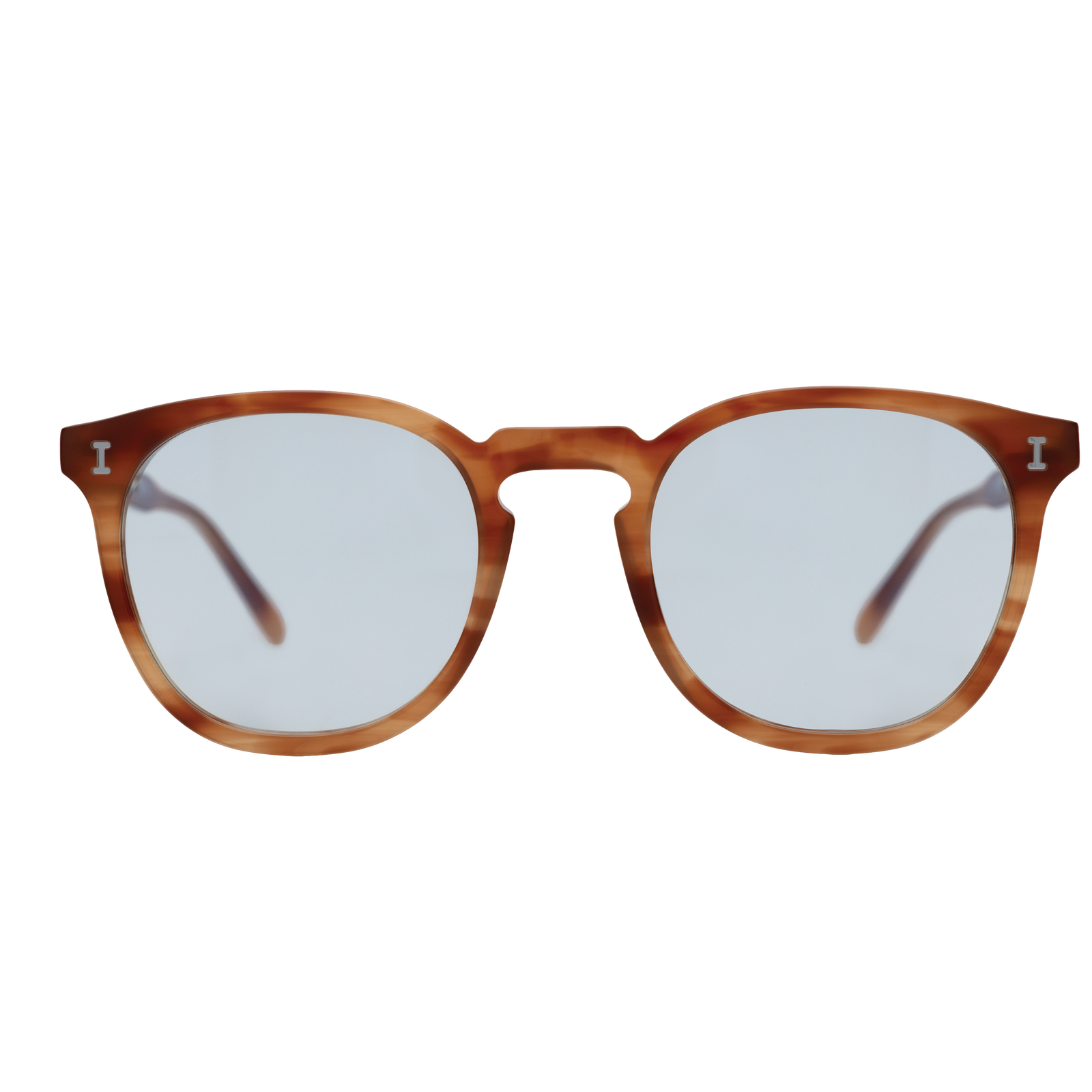 This is a product image of a pair of square sunglasses in Toffee