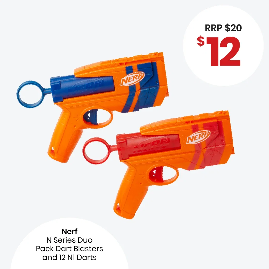 Nerf - N Series Duo Pack Dart Blasters and 12 N1 Darts