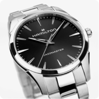 Hamilton Jazzmaster Quartz Black Dial 40mm H32461131