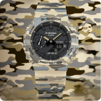 G-SHOCK Analog Digital Black Dial GA2100CM-5A