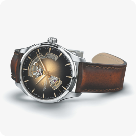Hamilton Jazzmaster Open Heart Automatic Sunray Brushed Dial H32675501