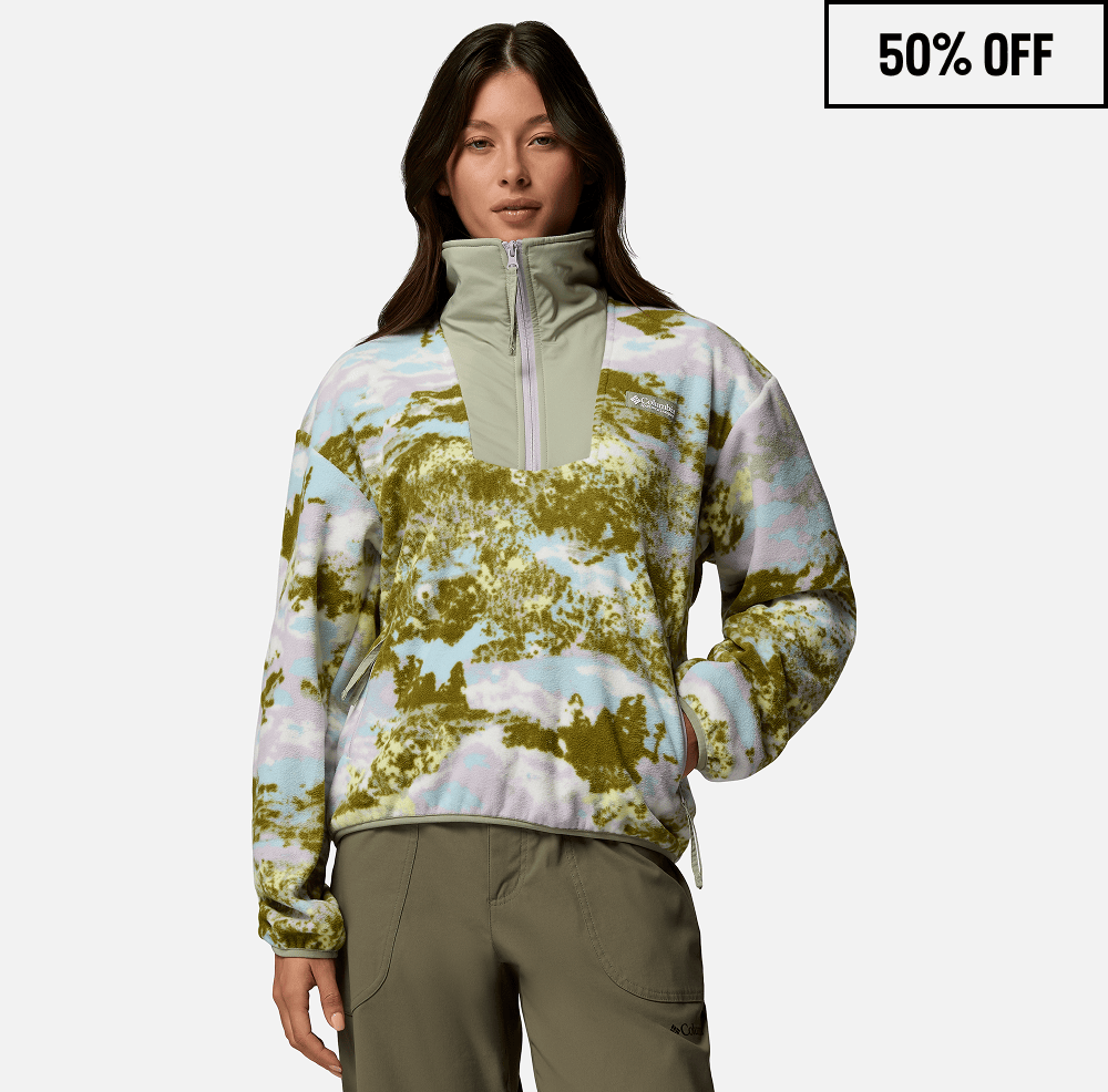 Women's Sequoia Grove™ Printed Half Zip Fleece