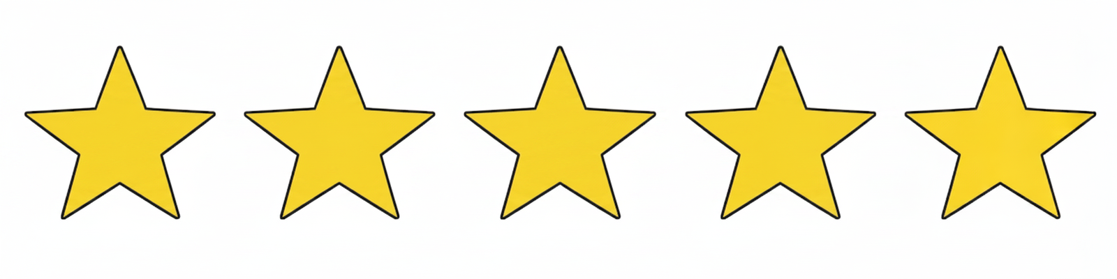 Over 500 5 Star Reviews