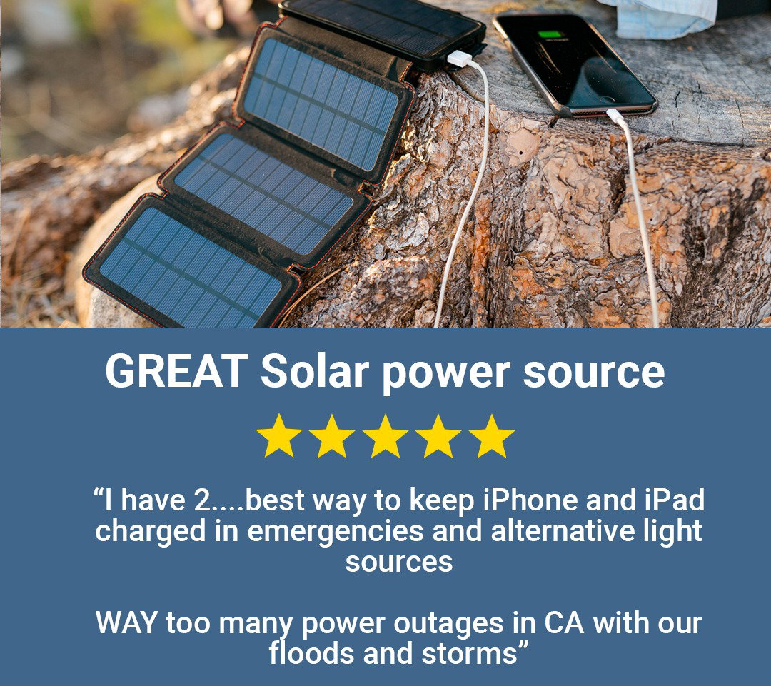 The QuadraPro Solar Power Bank