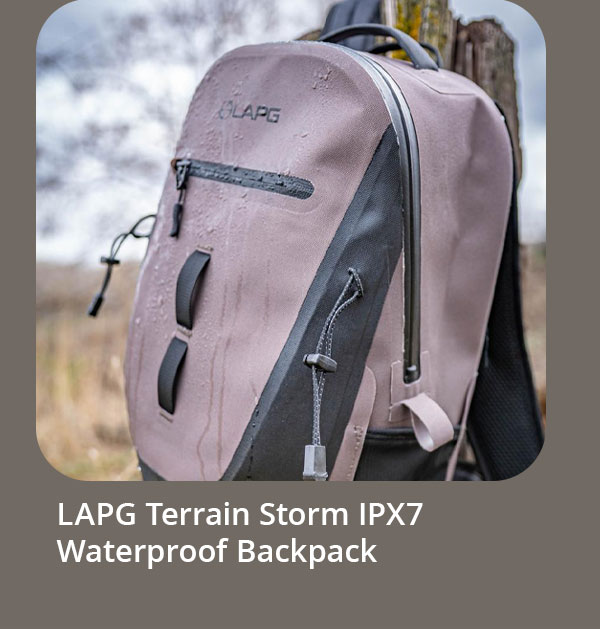 LAPG Terrain Storm IPX7 Waterproof Backpack