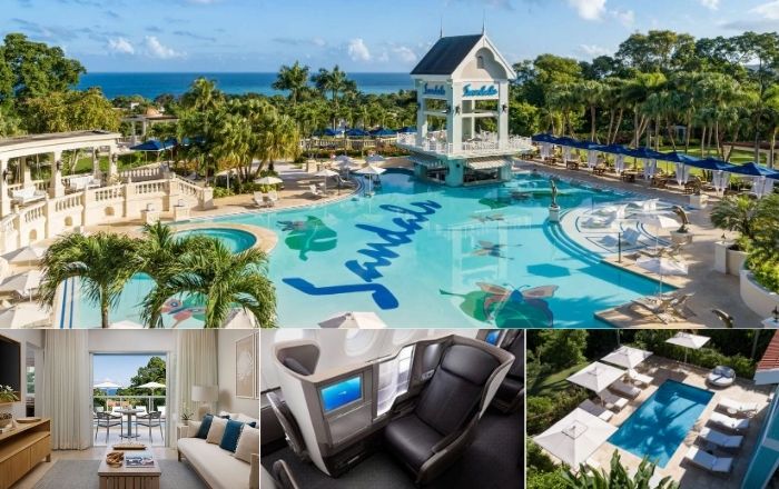 Sandals Ochi Beach Resort with Return Business Class Flights
