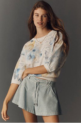 Niki Bubble Sweatshirt by Pilcro