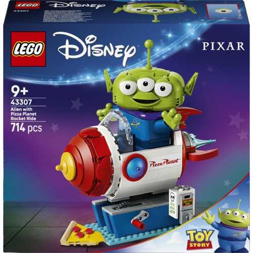 Конструктор LEGO Disney and Pixar Прибулець із ракетою «Планета піци» 