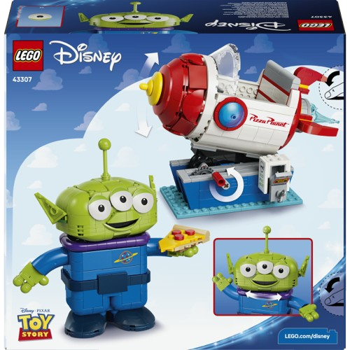 Конструктор LEGO Disney and Pixar Прибулець із ракетою «Планета піци» 