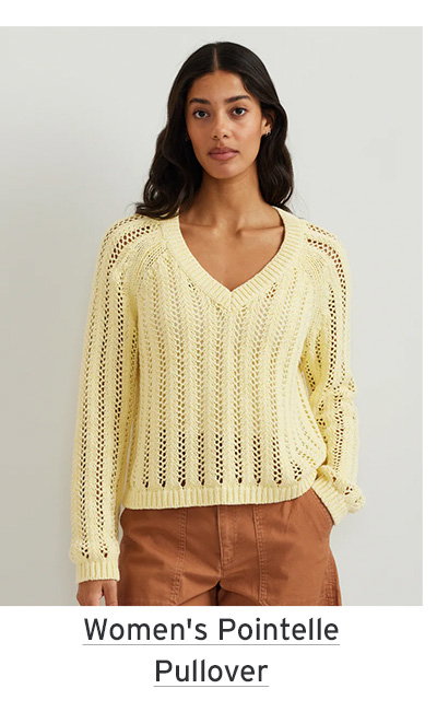 Women's Pointelle Pullover
