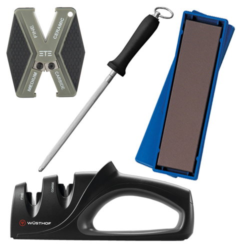 Sharpeners from Spyderco, Edge Pro, Wusthof, and More