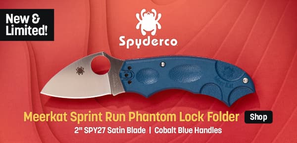 Spyderco Meerkat Sprint Run Phantom Lock Folding Knife