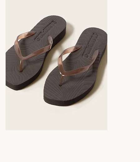 Tapered platform sandal