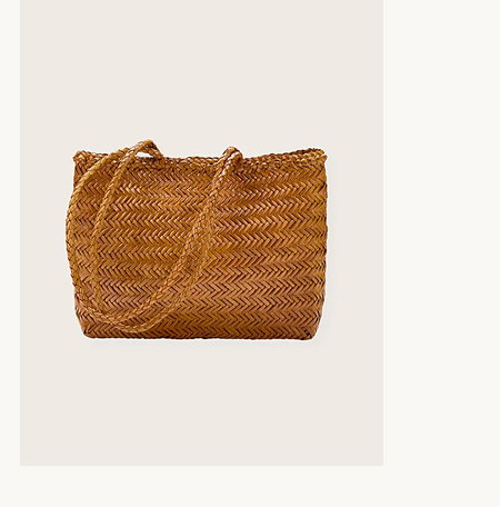 Ellyla Amora Woven Leather Tote Bag
