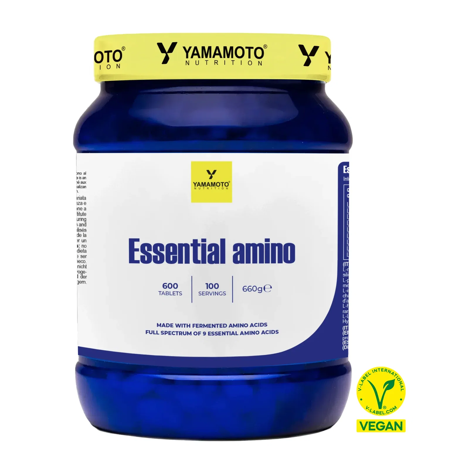 Image of YAMAMOTO NUTRITION<br><b>Essential AMINO<br>600 compresse