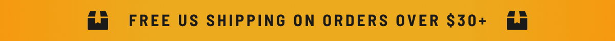 Free US Shipping on orders over $30+