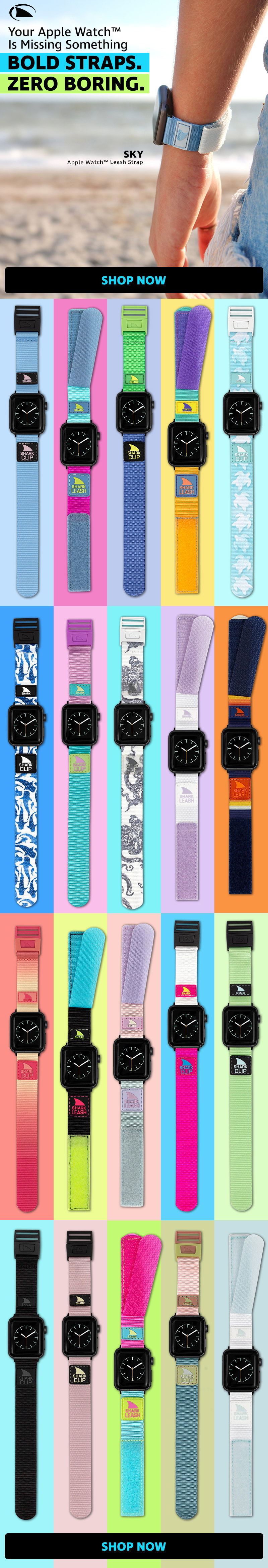 bold straps. zero boring. 