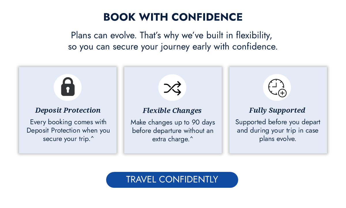 Book with confidence
